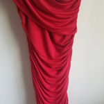 Sweet Storm  Red One Shoulder Form Fitting Dress Size Medium in Juniors Photo 1