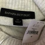 Banana Republic NEW  Gray Merino Wool Knit Long Sleeve Midi Bodycon Sweater Top M Photo 6