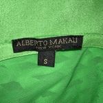 Alberto Makali Lime Soft Suede Perforated Lazar Cut Sleeveless Top NWOT Size S Photo 10