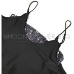 Free People  Turn It On Cami Top Black Photo 4