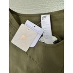 Fabletics Contour Olive Green Seamless Ribbed Pattern Long Sleeve Crop Top Photo 4