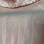 VINTAGE MERVILLE HOUSE DRESS DAY ROBE DUSTER PINK APPLIQUÉ COLLAR SIZE M Size M Photo 2