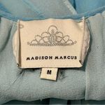 Madison Marcus  Women’s Size M Blue Ombre Silk Chiffon Flowy Ruffle Back Tank Top Photo 3