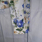 Rachel Rachel Roy sheer long sleeve Floral top Blue Size 12 Photo 3