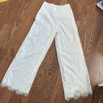 Lulus  Level of Love High Waisted White Lace Pants Size Medium Photo 11