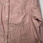 Old Navy  Women’s Button Up Shirt Large Light Pink Long Sleeve Casual Top Photo 5