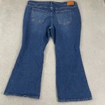 Eloquii The Flare Jean Women 24 Blue Dark Wash Wide Leg Denim Photo 6