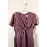 Show Me Your Mumu Rome Twist Satin Gown Dress Plum Purple Size XXS NEW Photo 5
