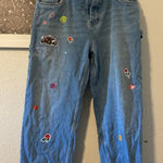 Teddy Fresh  Light Blue Embroidered Jeans Photo 0