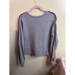 Madewell  Rainbow-Inset Crop Sweatshirt, size 3X Photo 3