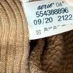 Aerie Oversized Tan Washed Sweatshirt Crewneck Slouchy Cozy Womens Size S Boho Photo 7