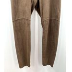 Lysse Lysee Dark Tan Pull On High Rise Faux Suede Legging Size Extra Large Photo 4