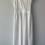 Avec Les Filles Avec Le Filles Cutout Slub Linen Dress Photo 1