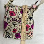 Coach Poppy Cream and Pink Floral Crossbody Bag Photo 9