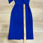 Dress the Population  Tiffany Dress Electric Blue One Shoulder Midi Size S Photo 6