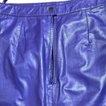 Vintage Like New Cheyenne Grape Purple 100% Leather Pencil Skirt size 13/14 Purple Photo 3