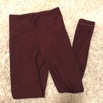 Lululemon Maroon  Leggings Photo 0