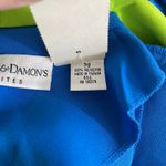 90s DRAPERS AND DAMONS Blue Green Matching Shirt Jacket Set Photo 6