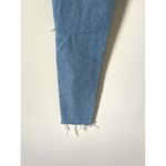 Levi's Wedgie Skinny Distressed Raw Hem Denim Jeans Blue Size 25 Photo 3