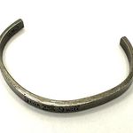 Whitney Howard I can and I will quotable silver tone cuff bracelet Photo 5