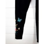Johnny Was  Los Angeles Women's Embroidered Floral Adara Leggings Black Small Photo 5
