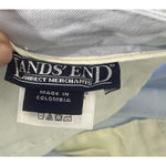 Lands' End Vintage  Skirt Womens sz 14 Pastel light blue Midi Pencil Cotton modest Photo 6