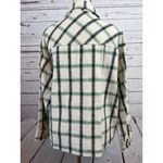 ZARA  Shacket Jacket Green Plaid Overshirt Button Front Shirt XS Extra‎ Small Photo 5