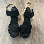 Lauren Ralph Lauren Women's Elena Espadrille Wedge Sandal Size 9 Black Photo 1