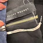 ROLAND MOURET Zonda Metallic Woven Mini Dress Photo 9