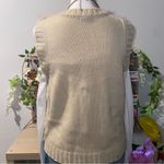 2000s vintage style indie sleaze cream faux fur vest Tan Size M Photo 3