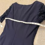 Antonio Melani NWT navy lace dress sheath cocktail mother of the bride size 8 Photo 6