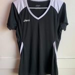 ASICS  Black & White Volleyball Blocker Short Sleeve Shirt Photo 1