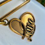 ALEX AND ANI love charm gold tone bangle bracelet Photo 7