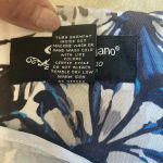 Sharagano  Women's Gorgeous Navy and white Skirt Size‎ 8 Photo 3