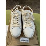 Soludos Leather Lace-Up Sneakers Ibiza White / Off White Size 7 Photo 1