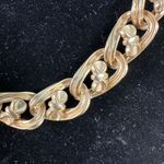 Barclay Vintage Gold Tone Chain Bow Details Necklace Photo 2