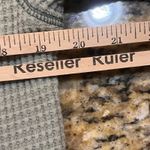 Madewell  Waffle Knit Thermal Long Sleeve Top Blue Stretch Shirt Size Small Photo 2