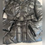 Laundry by Shelli Segal Black cinched winter jacket coat with hood by Laundry by Shelli Segal medium Photo 5