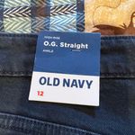 Old Navy  high rise O.G. Straight ankle jeans NWT women’s size 12 Photo 4