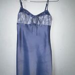 Urban Outfitters Blue  Perrie Lace
Inset Slip Dress Size XS mini flowy chemise up Photo 3