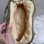 Vintage Floral Beaded Kiss Lock Clutch Evening Bag chain crossbody Red Photo 7