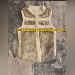 Miss Me  Cream Faux Fur Vest Photo 4