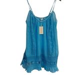 Ramy Brook NWT! Size Large Layla Mini Cover Up Dress Beach Pool Embroidered $295 Photo 3