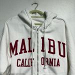 John Galt  White Malibu Full Zip Hoodie Sz L Photo 3