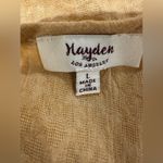 Hayden  Los Angeles bell sleeve Mustard Color ladies size large dress Photo 6