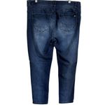 Democracy "Ab Solution" Denim Skinny Jeans Ankle - Distressed - Women’s Size 14 Photo 3