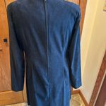 Fashion Bug Vintage 90’s Dress Embroidered Roses Black Burgundy Suede One Piece Jacket Sz 12 Photo 3