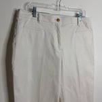 Ann Taylor The Cotton Crop Pant In White 839028 Size 12 Photo 6