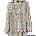 Victoria's Secret Victoria’s Secret small sheer beach long sleeve shirt used as bathing suit cover Photo 0