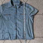 Sag Harbor Vintage Chambray Short Sleeve Button Up Shirt Sz Med Photo 2